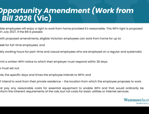 Webinar: “Why can’t I WFH?”: Legal Obligations, Expectations & Productivity